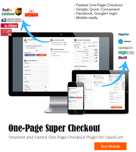 Opencart One Page Supercheckout