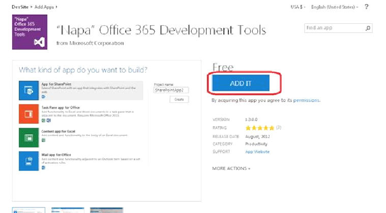 Napa Office 365 development tools | Velsof