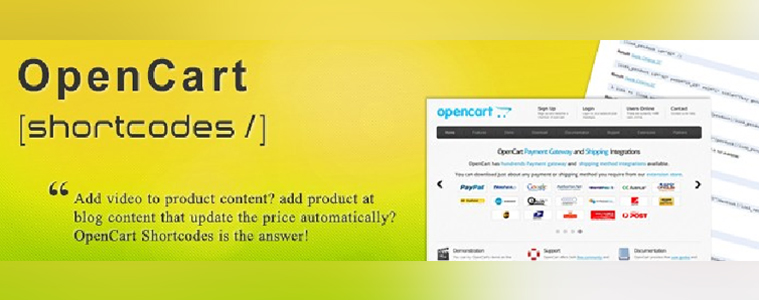 OpenCart Shortcodes- Everything about it in a Nutshell | Velsof