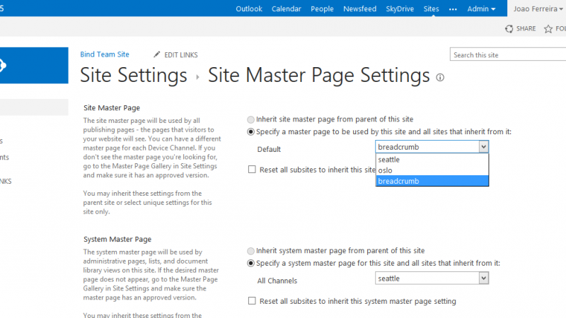 SharePoint MasterPage Customization- Site Masterpage Settings | Velsof