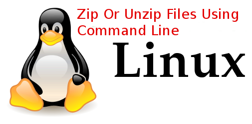 How to zip/unzip a file on Linux