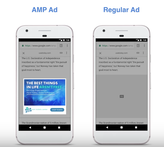 AMP ads