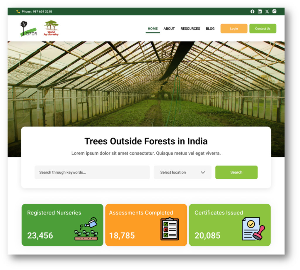 Digital Platform for Agroforestry Data Management