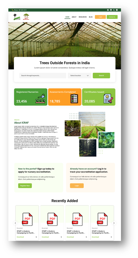 Digital Platform for Agroforestry Data Management