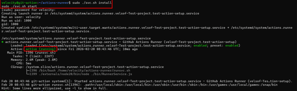 GitHub Actions Runner Setup (Deployment Guide) 8 GitHub Actions Runner Setup (Deployment Guide)