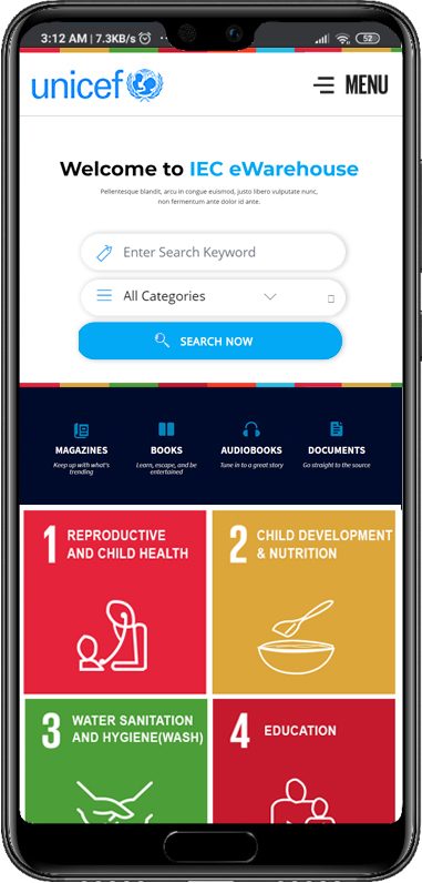 UNICEF Gujarat - IEC eWarehouse for COVID-Specific SBCC Campaigns