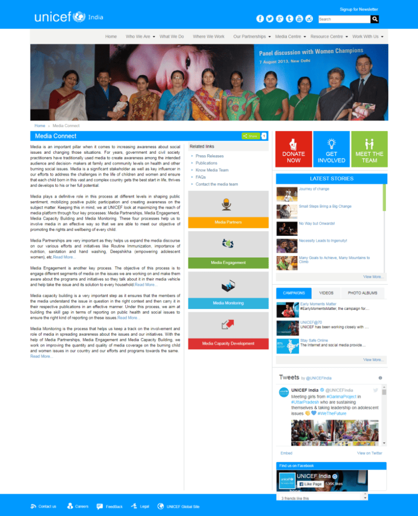 UNICEF India - IEC eWarehouse Maintenance, Digitization & Footage Storage 2019