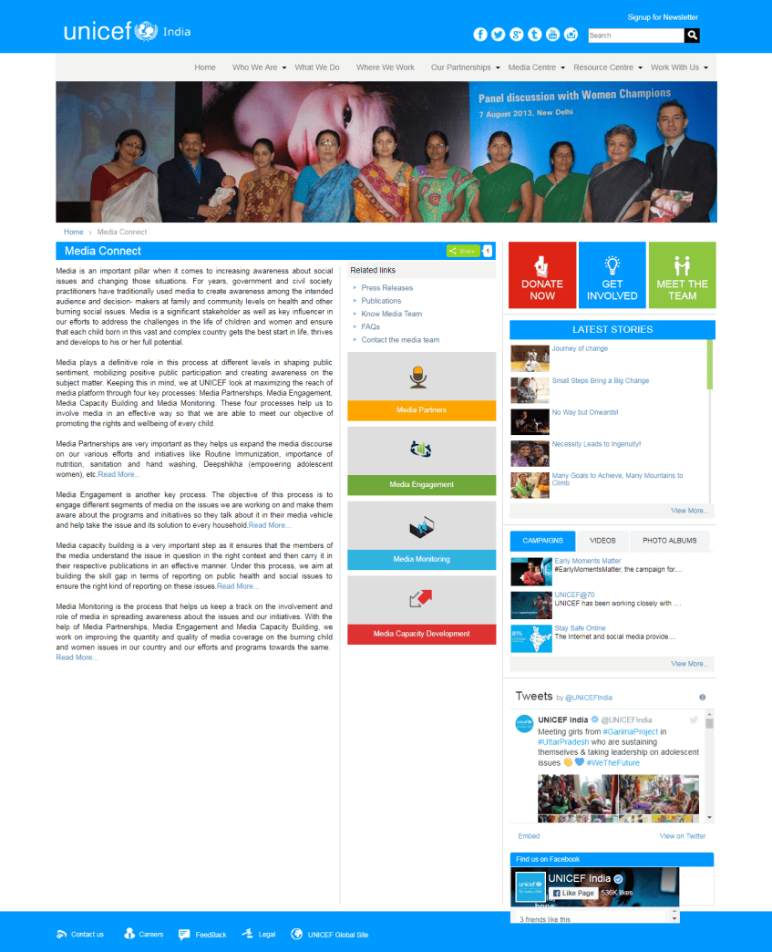 UNICEF India - IEC eWarehouse Maintenance, Digitization & Footage Storage 2019