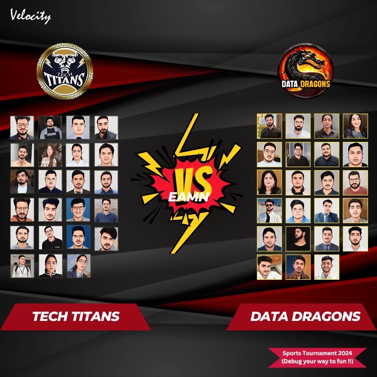 Sports Tournament 2024 2 Data Dragons vs. Tech Titans - Two Teams of Sports Battle 2024 of Velocitians