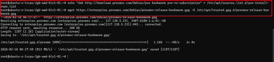 Proxmox VE Installation Guide on Debian 12 (Bookworm) – Step-by-Step Tutorial (2026)