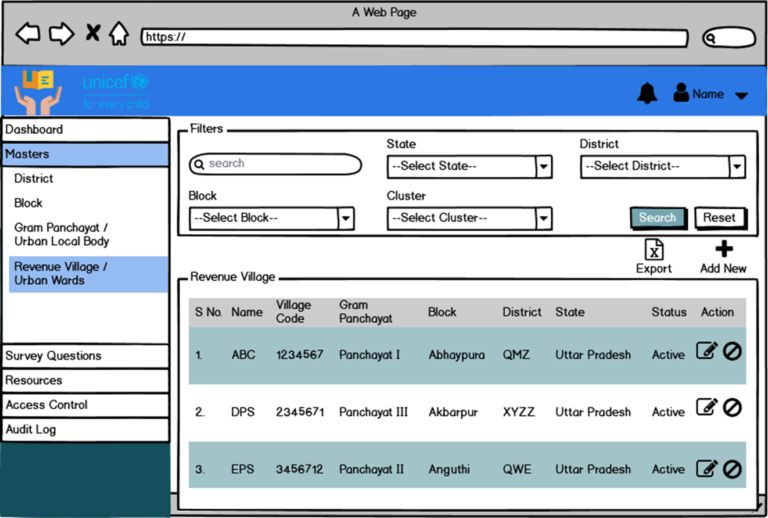 UNICEF Lucknow – Bal Pitara & Ek Sang Digital Applications