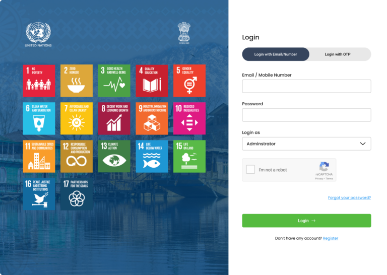 SDG Localisation Dashboard for Government of Jammu & Kashmir