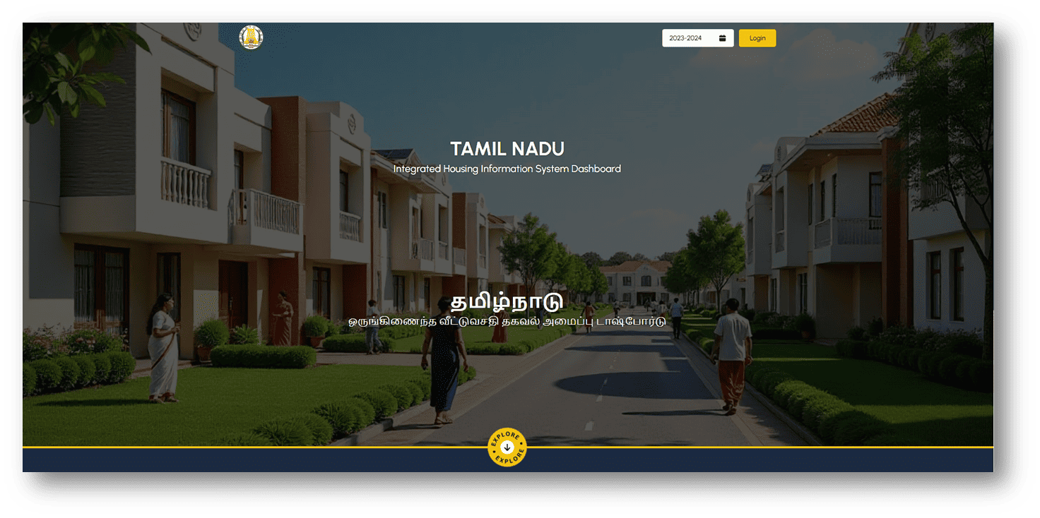 Tamil Nadu Integrated Housing Information System (TNIHIS) Dashboard