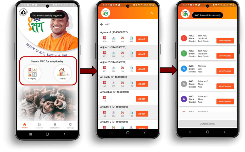 UNICEF Lucknow - Bal Pitara & Ek Sang Digital Applications