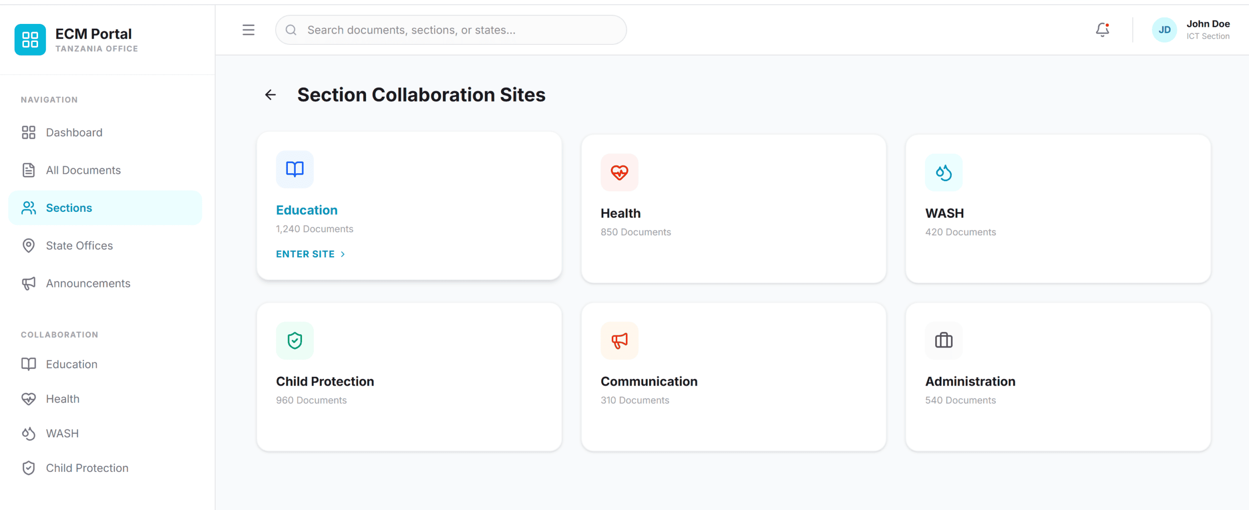 UNICEF Tanzania -- Enterprise Content Management (ECM) Migration to SharePoint Online