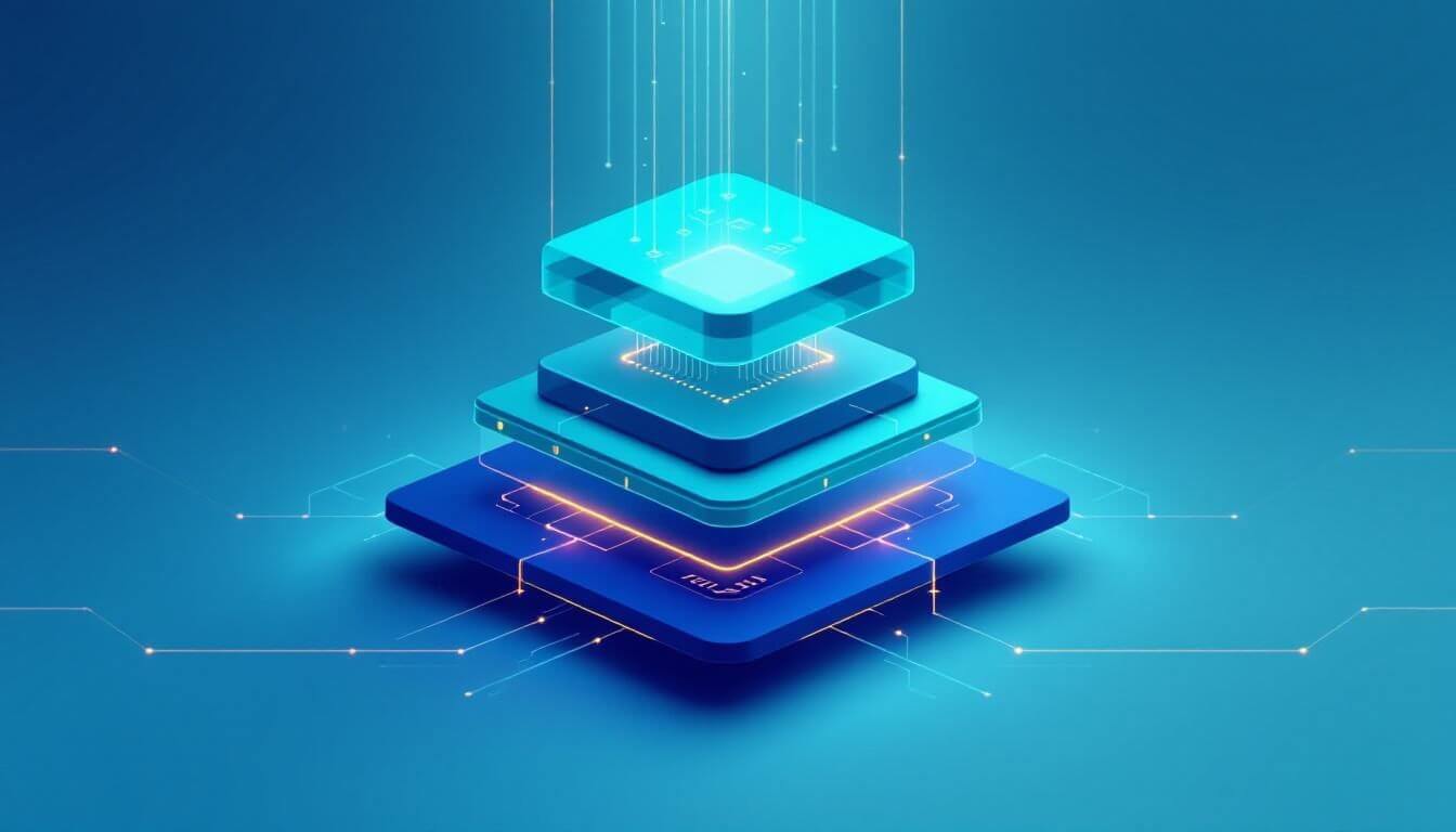 Diagram showing enterprise AI agent integration layers