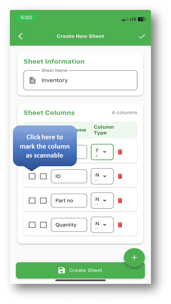 Barcode to Sheet: Pro Module (Making Columns Scannable)